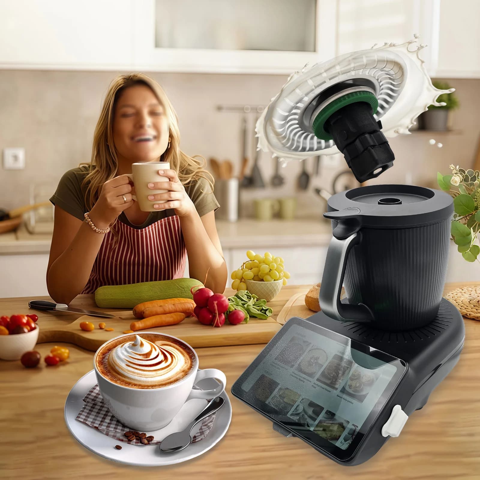 Fouet mousseur à lait et œufs pour Thermomix TM5 TM6 TM7, mousseur à crème, fouet à café et œufs, accessoire de cuisine
