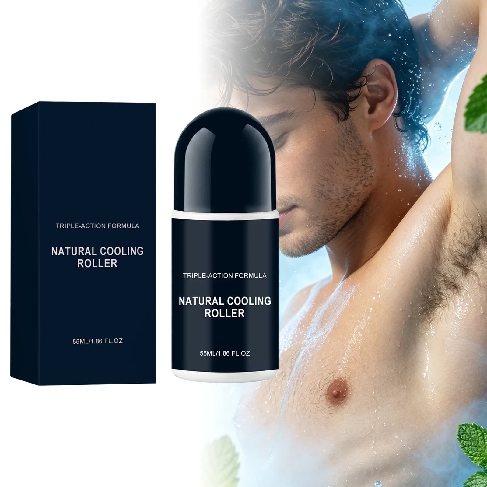 Huile de massage rafraîchissante naturelle, soulagement de la fatigue, apaise et calme la peau chaude, absorption rapide, non collante, effet rafraîchissant instantané, huile rafraîchissante estivale
