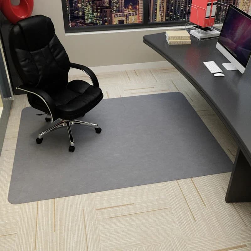 Chaise roulante de bureau en polymère, chaise de jeu d'ordinateur, couleurs, chambre à coucher, salon, tapis de bureau à cussion, 90x120cm