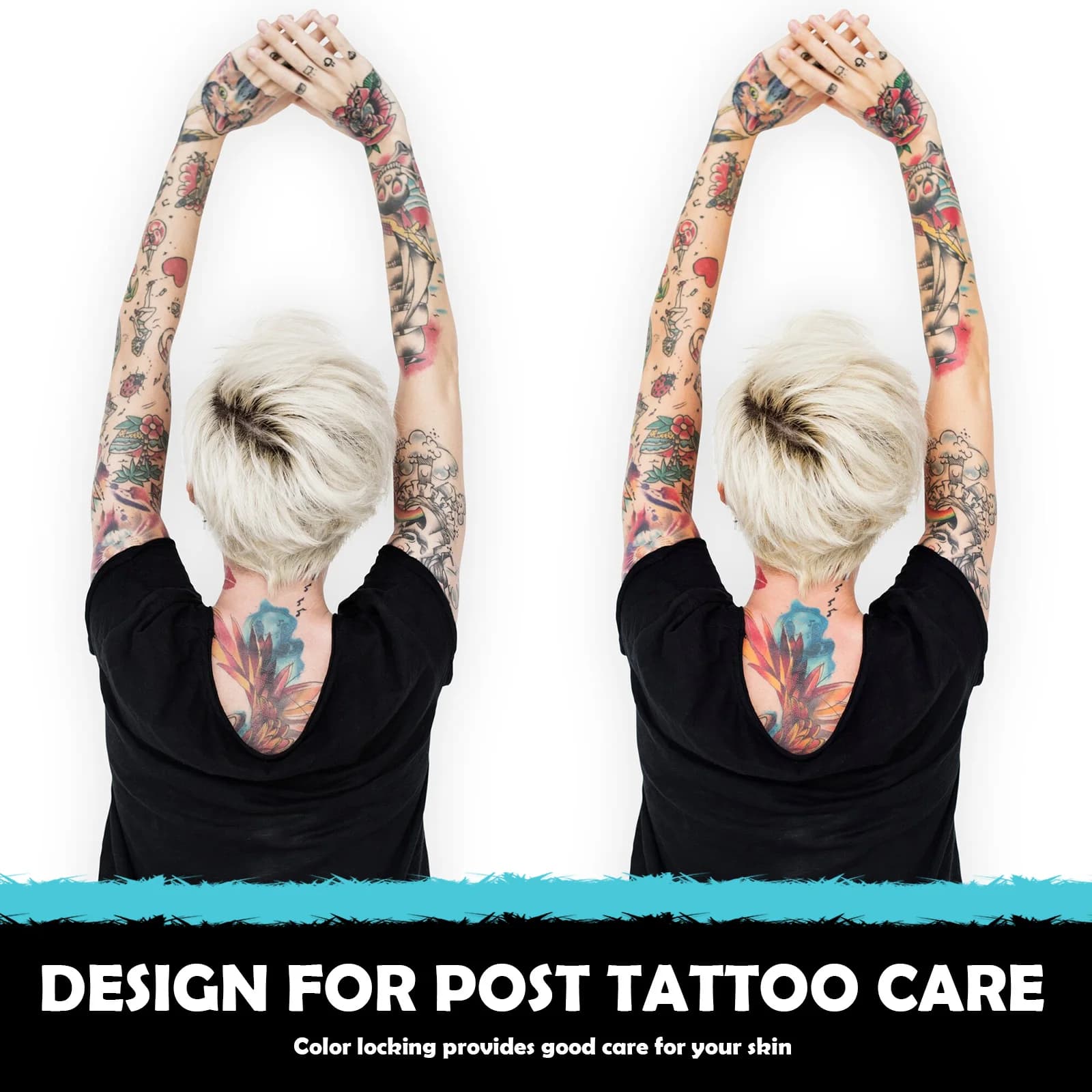 Baume cicatrisant pour tatouages à la Centella et à la noix de coco - Crème post-tatouage qui prévient la décoloration