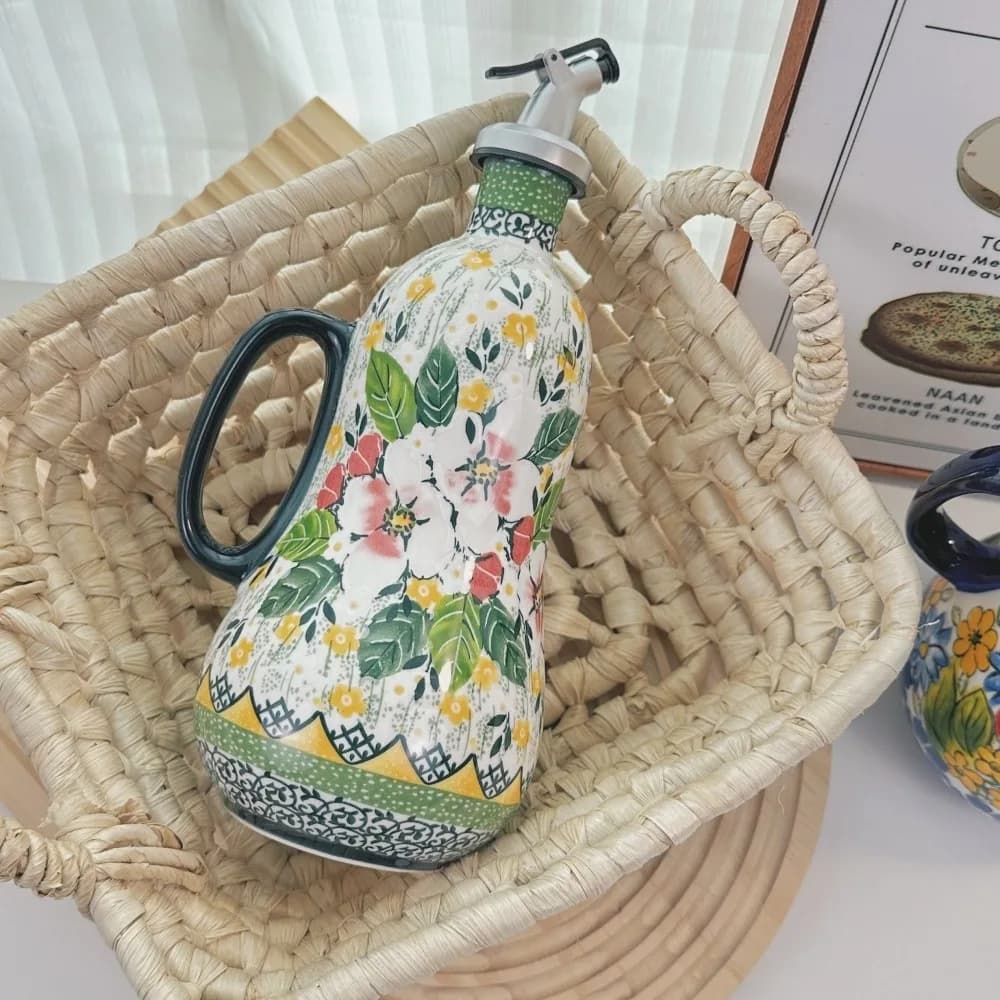Pot d'huile en céramique