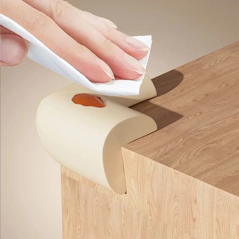 1 rouleau de bande de protection d'angle de Table de sécurité pour bébé avec 4 protections d'angle auto-adhésives, mousse NBR souple, protection d'angle de bord pour bébé