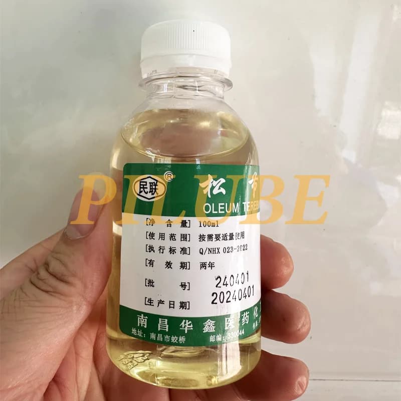 MINLIAN OLEUM TEREBINTHINAE Huile de térébenthine pour l'élimination des peintures, des résidus de la peau et des surfaces Produit original