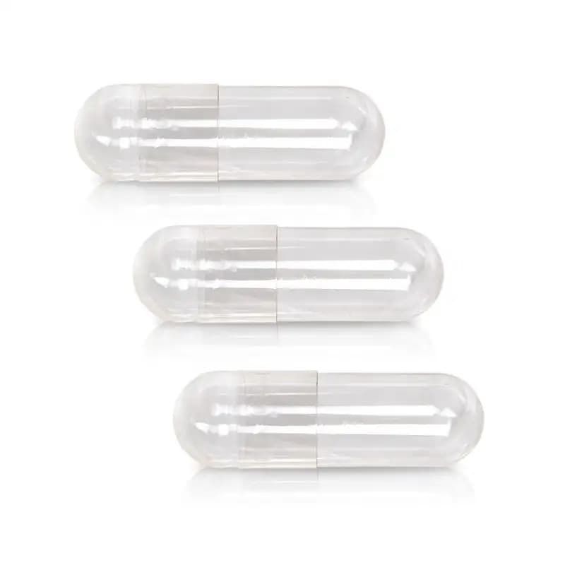 Capsules séparées végétaliennes MC AfricCapsules, casher, halal, qualité alimentaire, creux, 000, 00, 0 joints, jardins végétariens, 1000 pièces