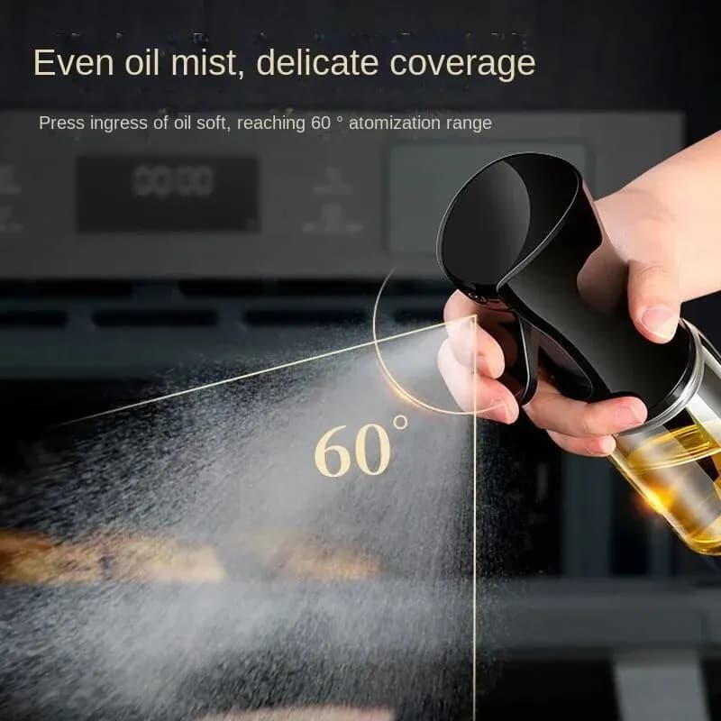 Bouteille de pulvérisation d'huile d'olive comestible