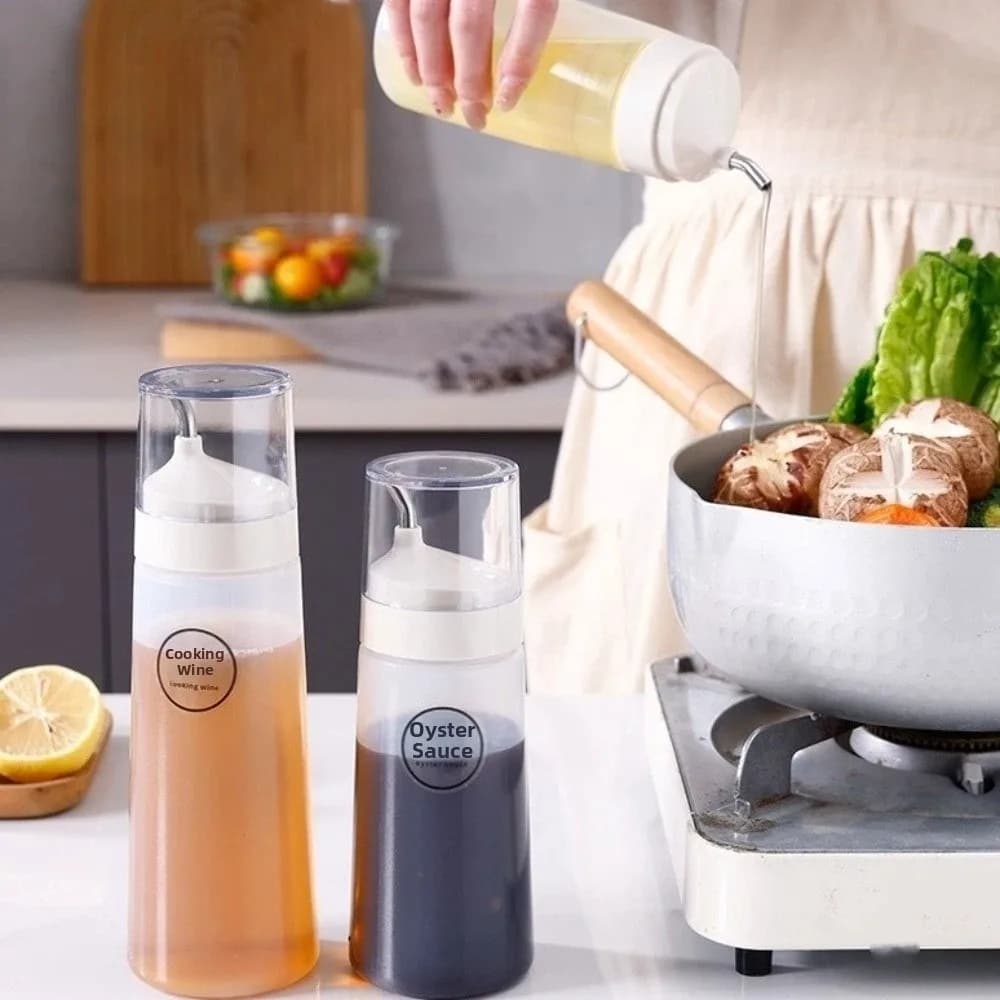 Bouteille à condiments en plastique multi-usages