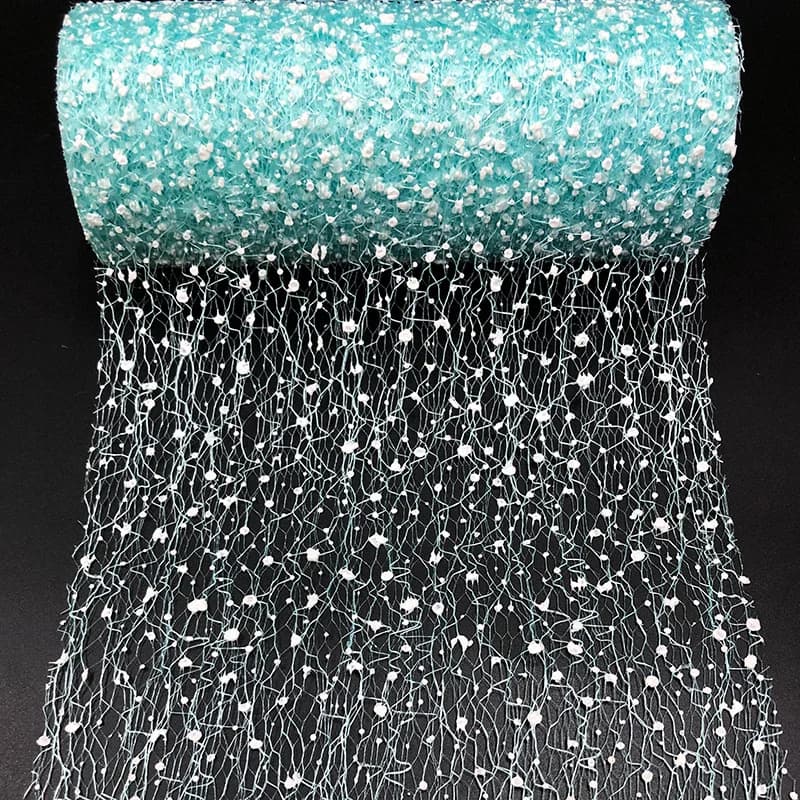 Rouleau de Tulle Floral, décoration de tête de neige, cadeaux de réception-cadeau pour bébé, artisanat, robe de ballerine, décor de fête de mariage, 15cm x 9.14m