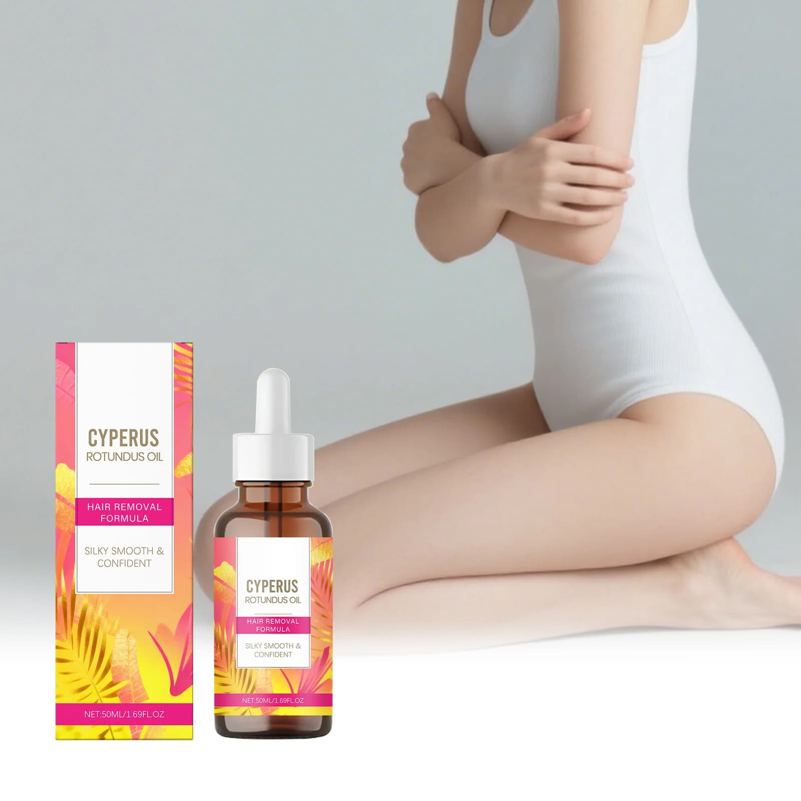 Huile Essentielle Soin Épilatoire Quotidienne Douce et Hydratante pour la Peau, Huile Essentielle Nourrissante Post-Épilation