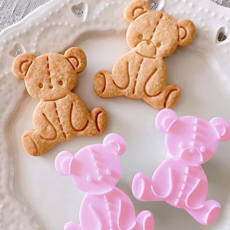 Moule à biscuits au beurre d'ours de dessin animé