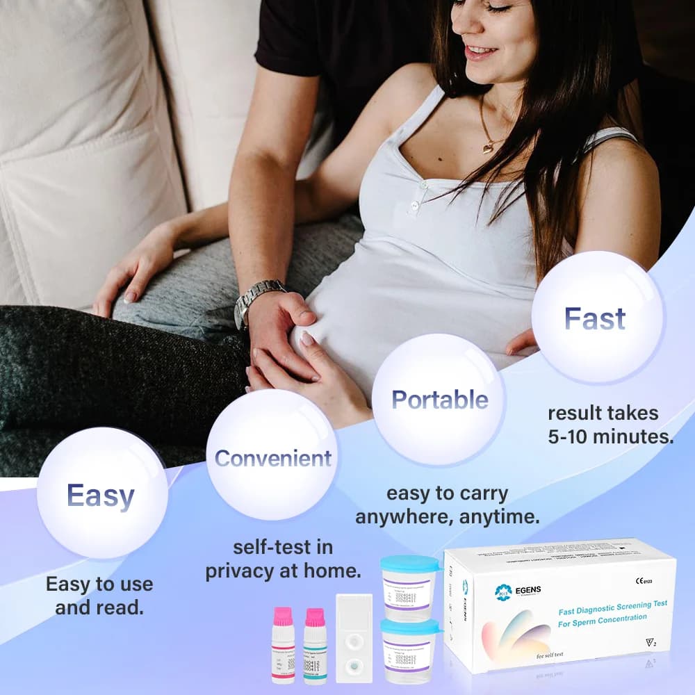 Kit de test de sperme Fertility Home 2 pour hommes | Indiquez le nombre