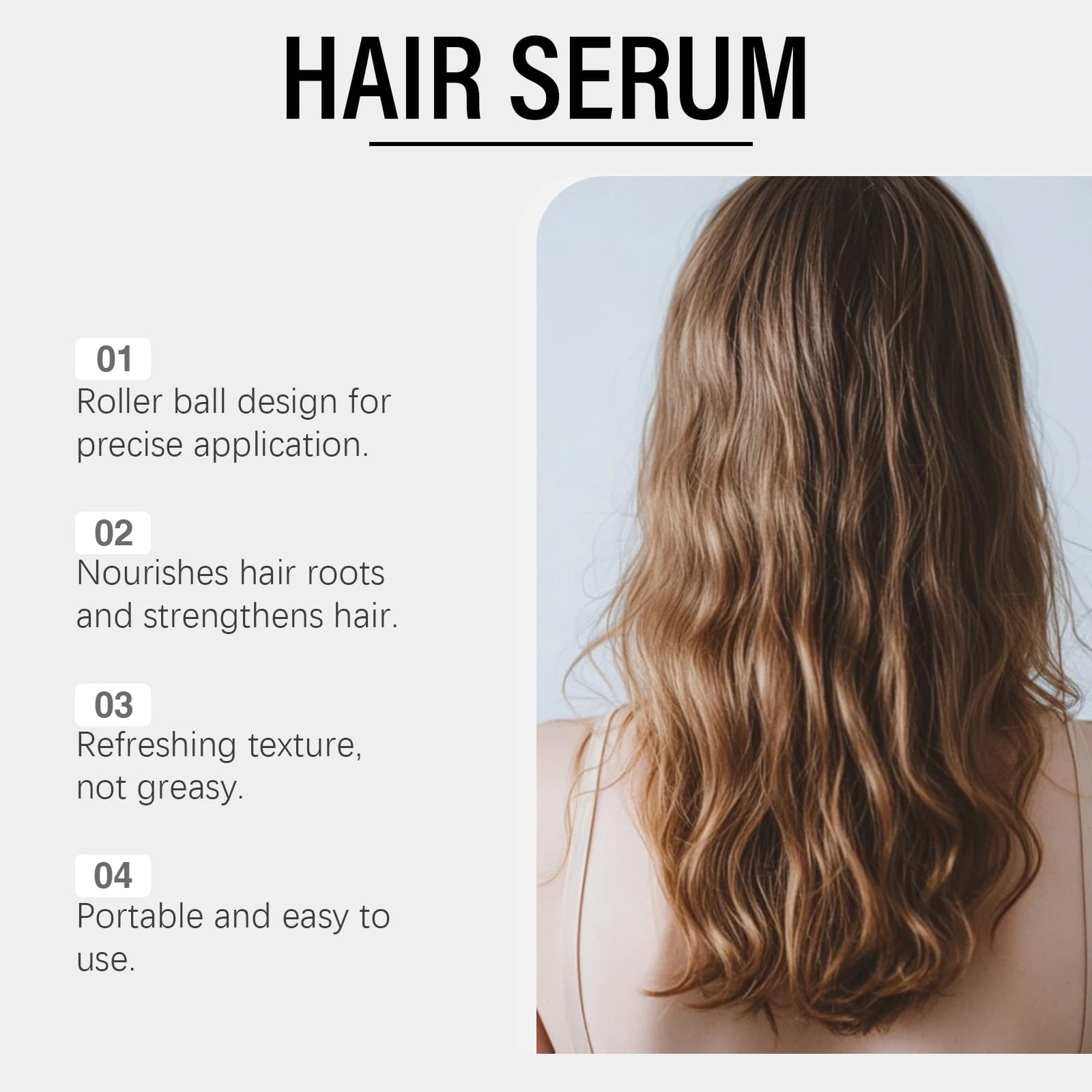 Huile capillaire bio à l'huile de Jojoba et au Squalane, soin réparateur doux pour cheveux secs et abîmés, réduit la chute des cheveux, lisse et redonne brillance et densité