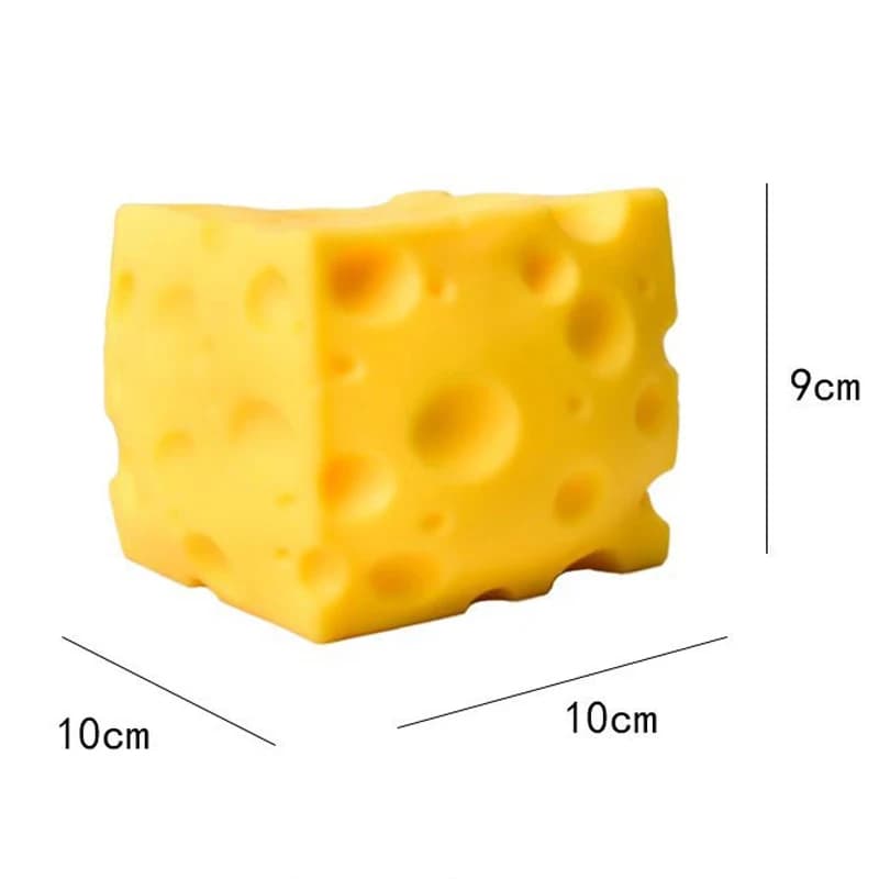 Jouet géant en forme de fromage à presser