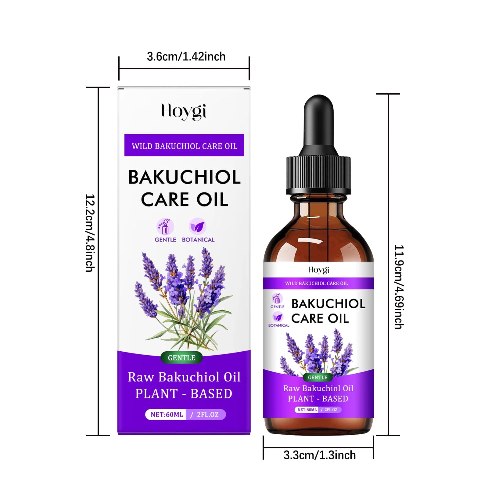 Bakuchiol huile essentielle relaxante estompe les ridules éclaircissant la peau lissant le visage corps soins de la peau nourrir pour les peaux sensibles