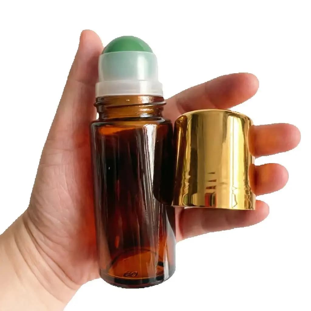 Bouteilles à bille en quartz de 50 ml pour huiles essentielles