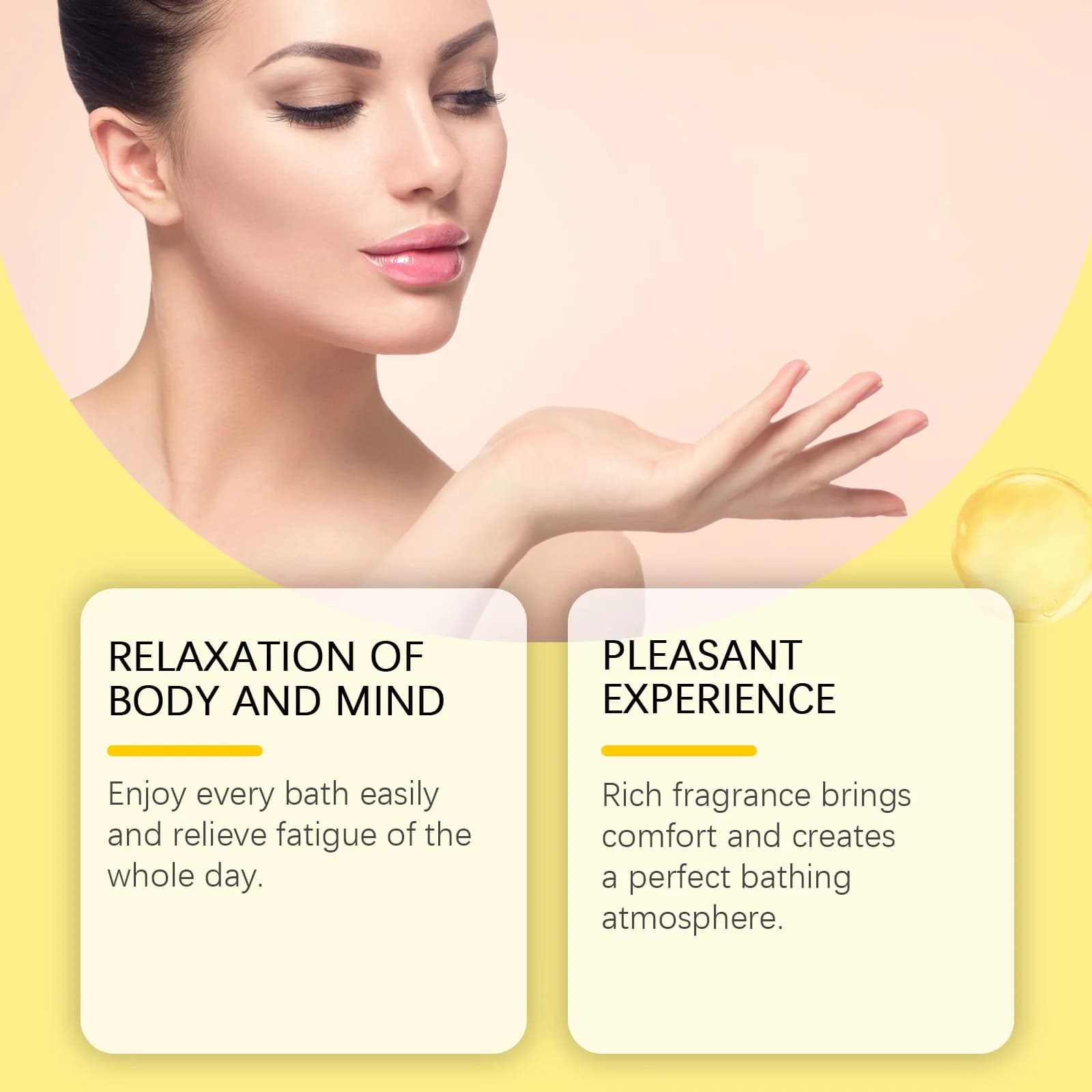 Douche vapeur aromathérapie longue durée lavande Rose parfum relaxant esprit corps apaisant