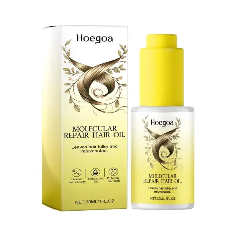 Huile de soin du cuir chevelu Hoegoa, nourrit les cheveux, hydrate le cuir chevelu, massage quotidien, soin nourrissant des cheveux, huile essentielle