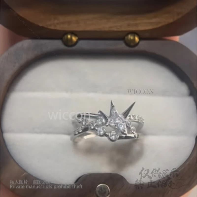 Jeu amour et espace profond Cosplay anneaux héroïne Caleb Xavier Sylus Zayne Rafayel Couple anneaux de mariage pour les femmes Halloween fait à la main