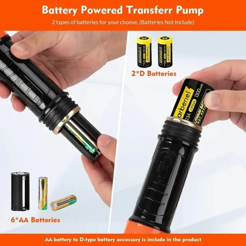 Pompe à huile électrique, siphon, transfert de liquide, à piles, outils à gaz, siphon de voiture portable, carburant doré