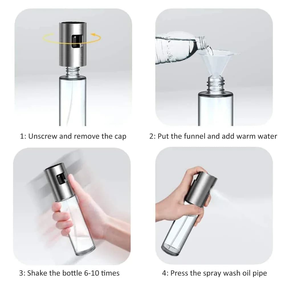 Bouteille de pulvérisation en verre, outil de cuisine, huileur de pulvérisation, bouteille d'assaisonnement, pompe, Pot d'huile, gril anti-fuite, pulvérisateur pour barbecue, distributeur d'huile