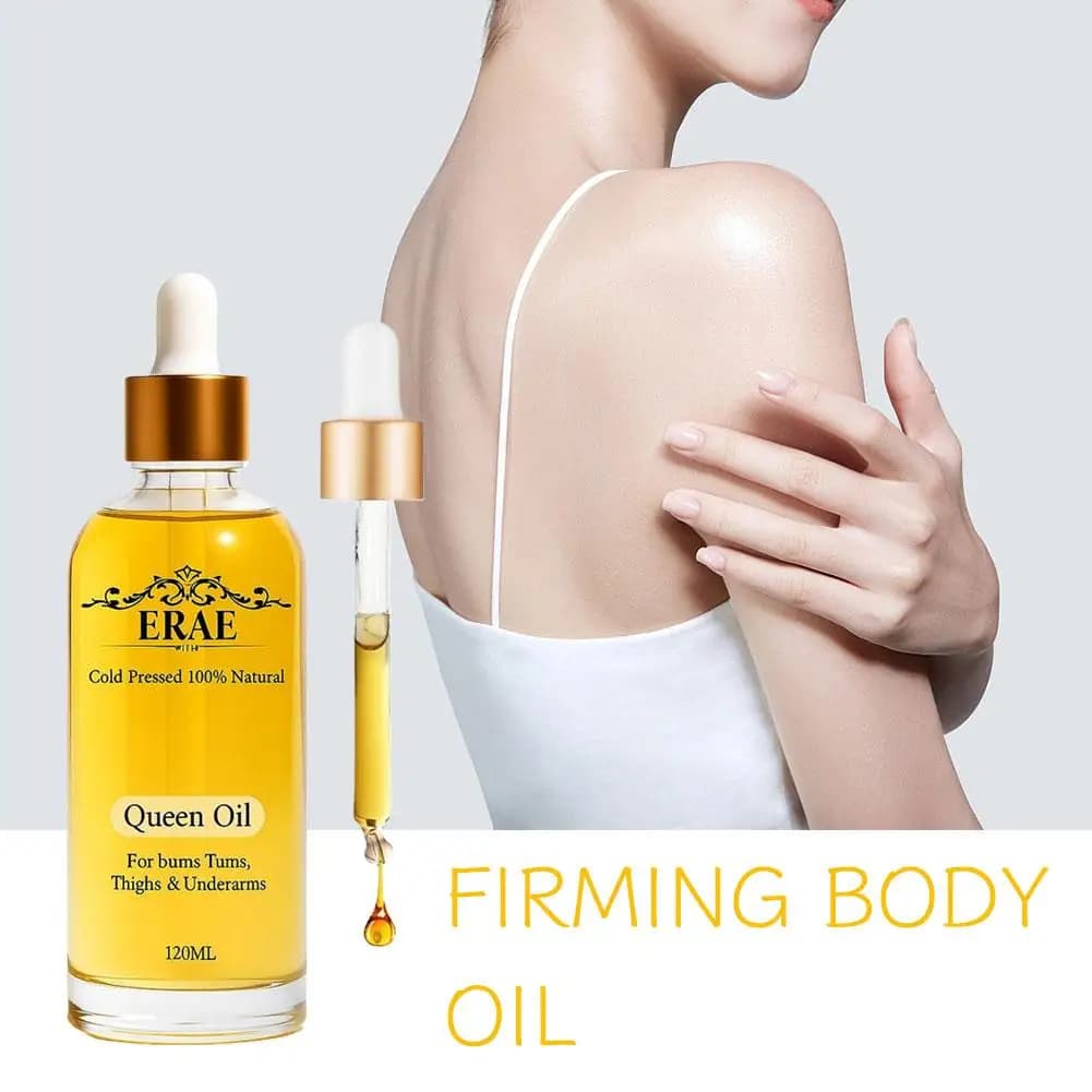 Huile corporelle ERAE hydratante en profondeur 120ml, riche en huiles essentielles végétales naturelles, raffermit, restaure l'élasticité de la peau, nourrissante pour le corps