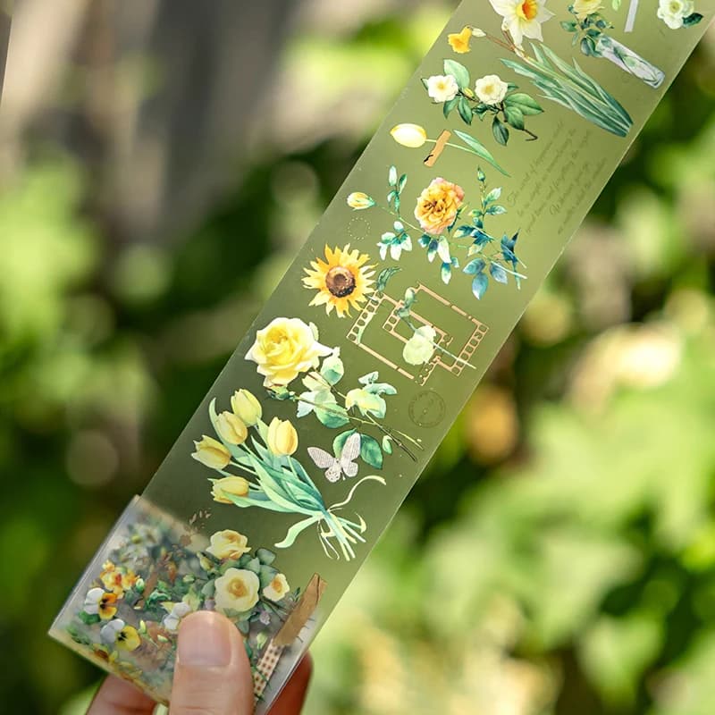 Autocollants de scrapbooking de bande d'animal familier de replSeries de fleur