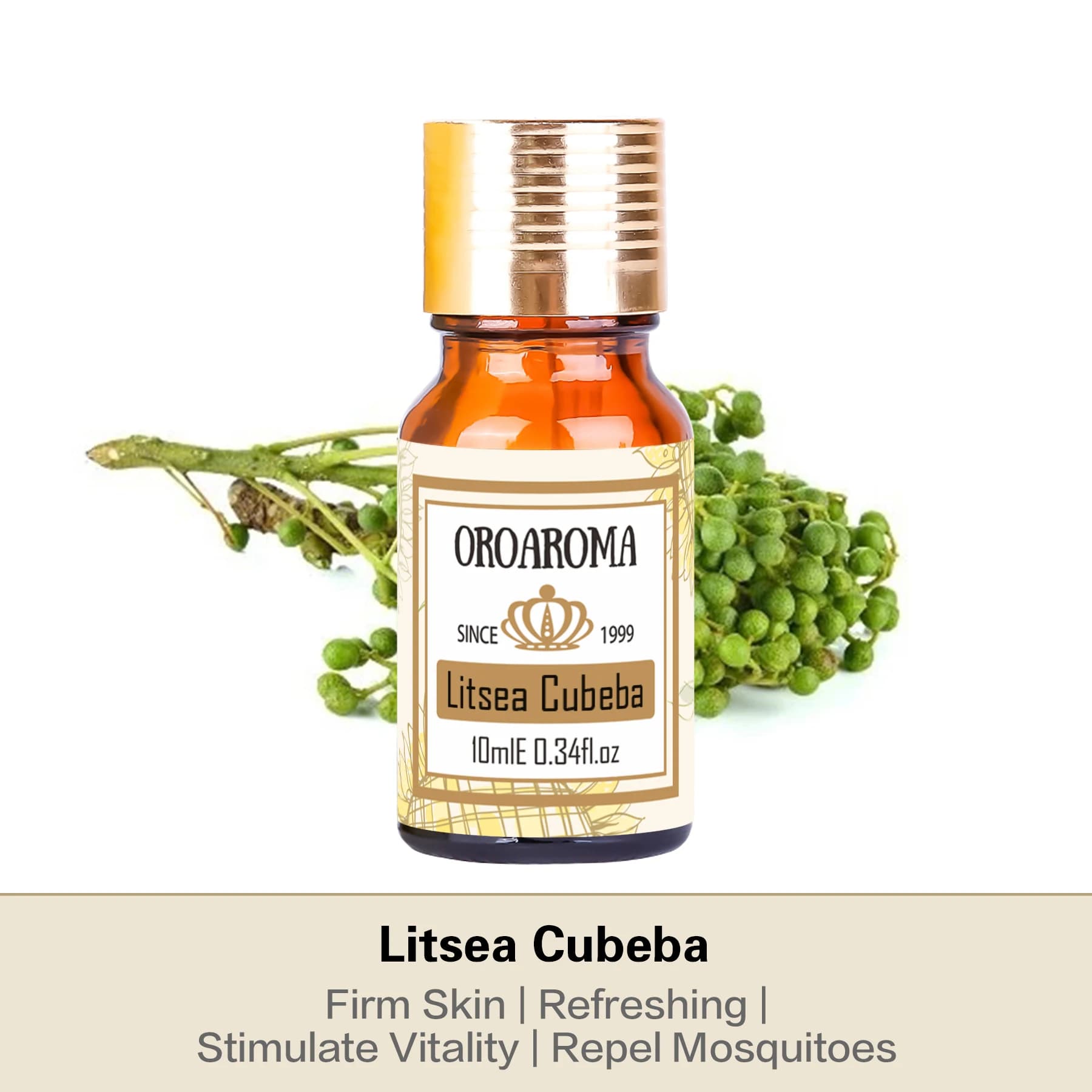 Oroaroma Litsea Cubeba-Huile essentielle, arôme naturel pour les soins du corps et l'aromathérapie, ZZ