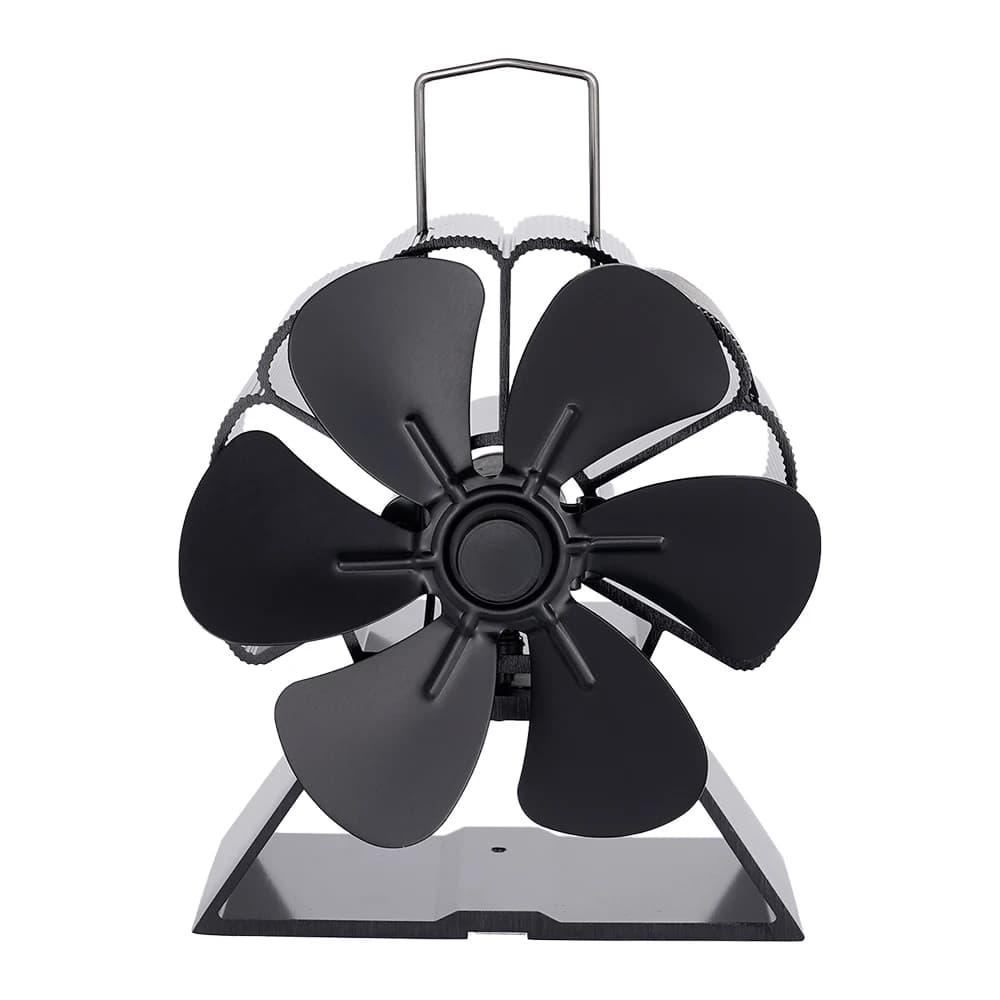 Mini poêle ventilateur 6 pales alimenté par la chaleur