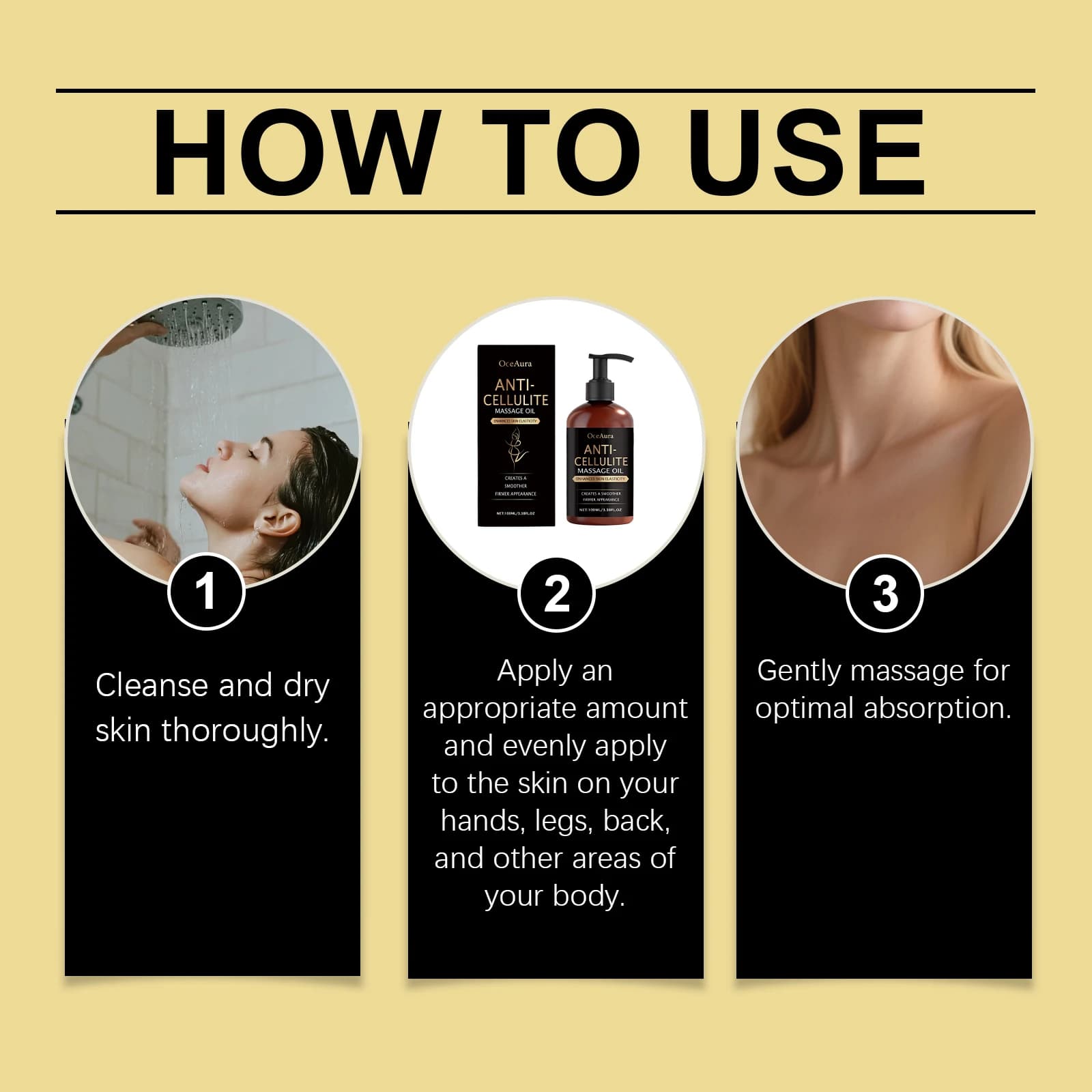 Huile de Massage corporel pour l'hydratation raffermissante, peau sèche, coffret cadeau de soins de la peau d'hiver, aromathérapie rafraîchissante et Non grasse festive
