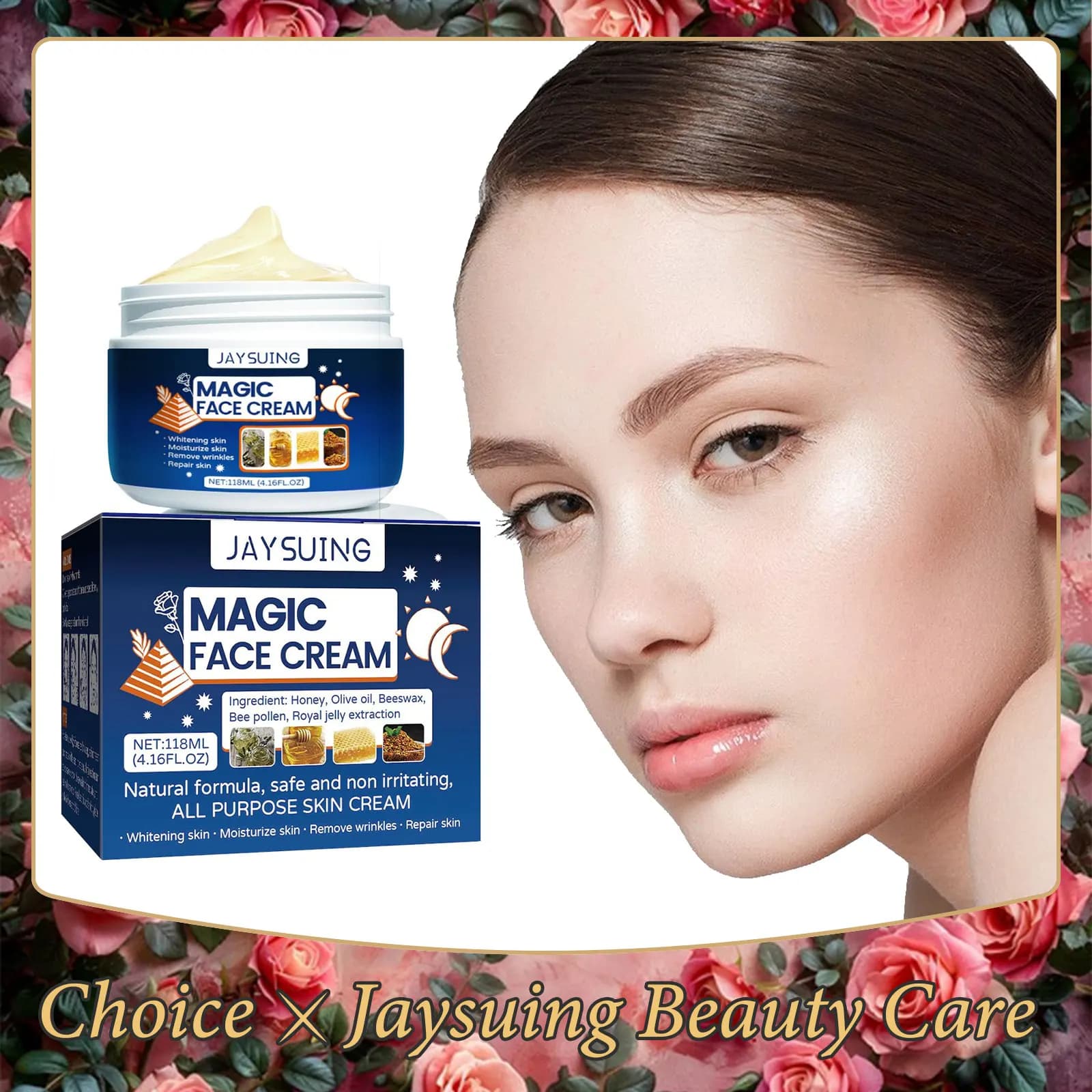 Crème magique de rajeunissement du visage, élimination des rides, ridules, éclaircit le teint, réparation de la Texture de la peau, sérum hydratant nourrissant pour le visage