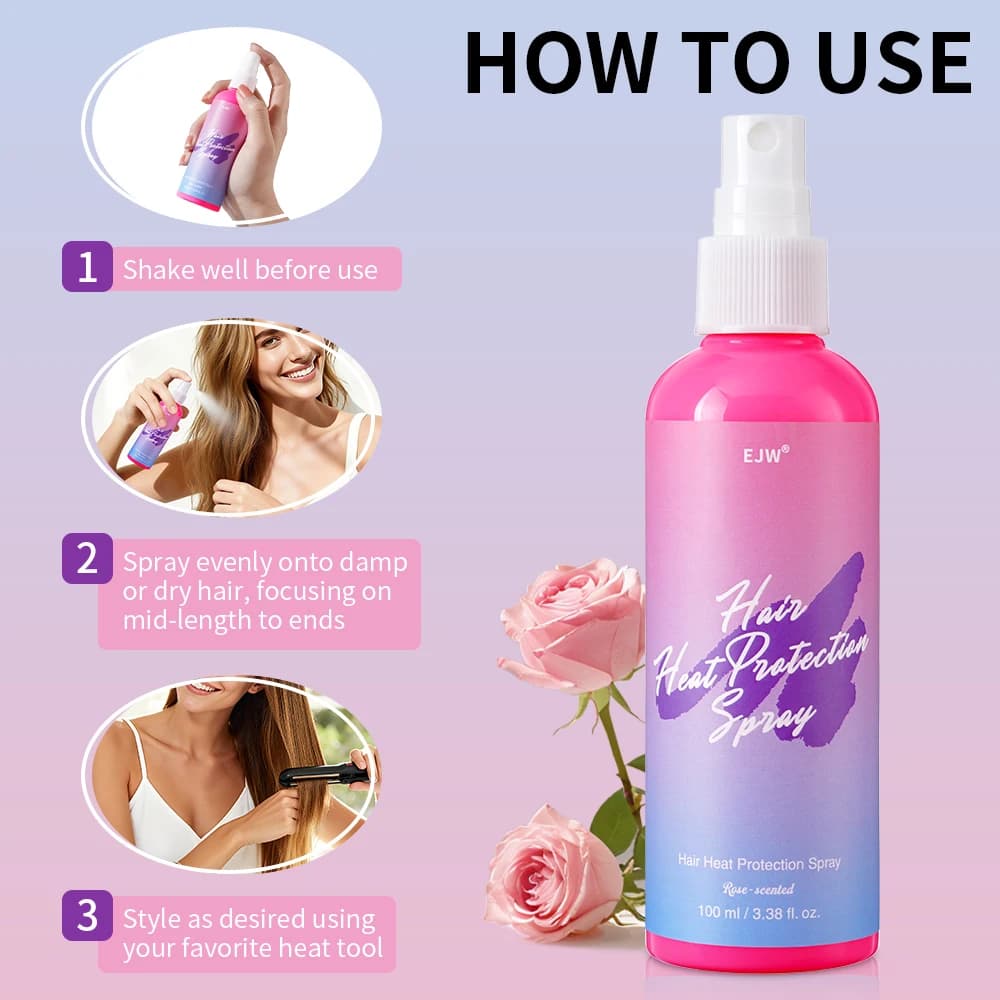 Spray de protection thermique EJW pour cheveux