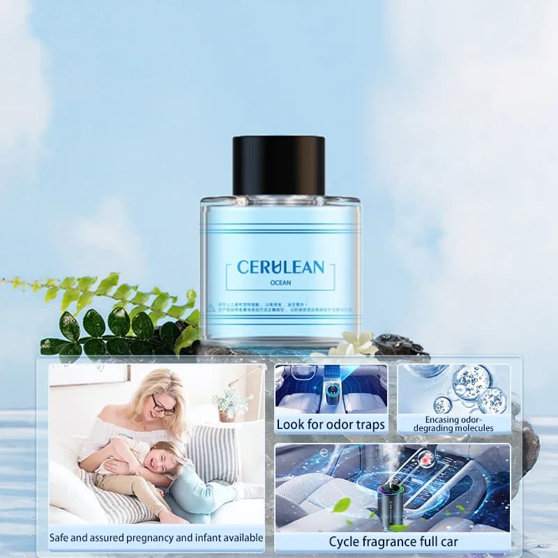 Diffuseur de parfum pour voiture avec pulvérisation automatique, en alliage d'aluminium, éliminateur d'odeurs avec lumière d'ambiance ciel étoilé coloré