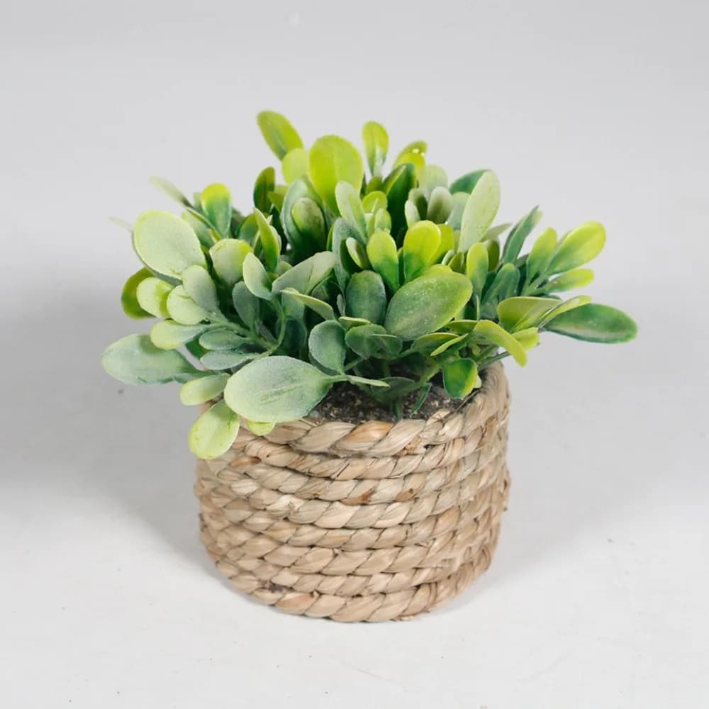 Plante en pot artificielle verte