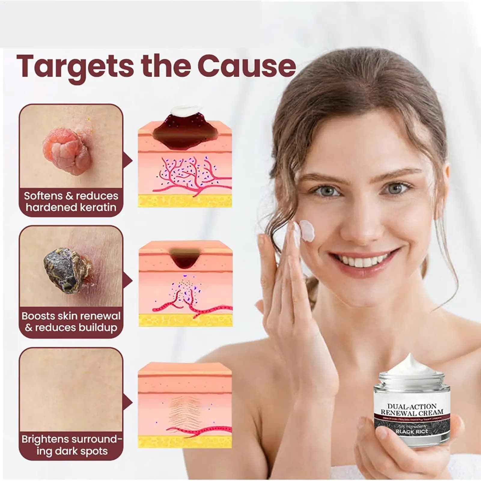 Crème réparatrice pour la peau, baume hydratant au beurre pour peau sèche et sensible, 50g, traitements apaisants, hydratant de nuit pour voyage