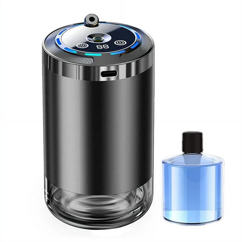 Diffuseur d'aromathérapie intelligent pour voiture, machine à parfum automatique avec lumière ambiante LED, désodorisant Ocean Ocean pour l'intérieur de la voiture