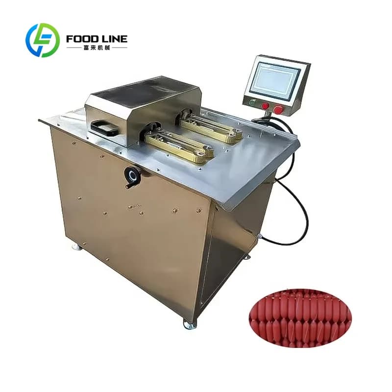 Ligne de production de saucisses de bœuf, machine à saucisses multifonctionnelle avec prix d'usine compétitif, vente en gros personnalisée FL