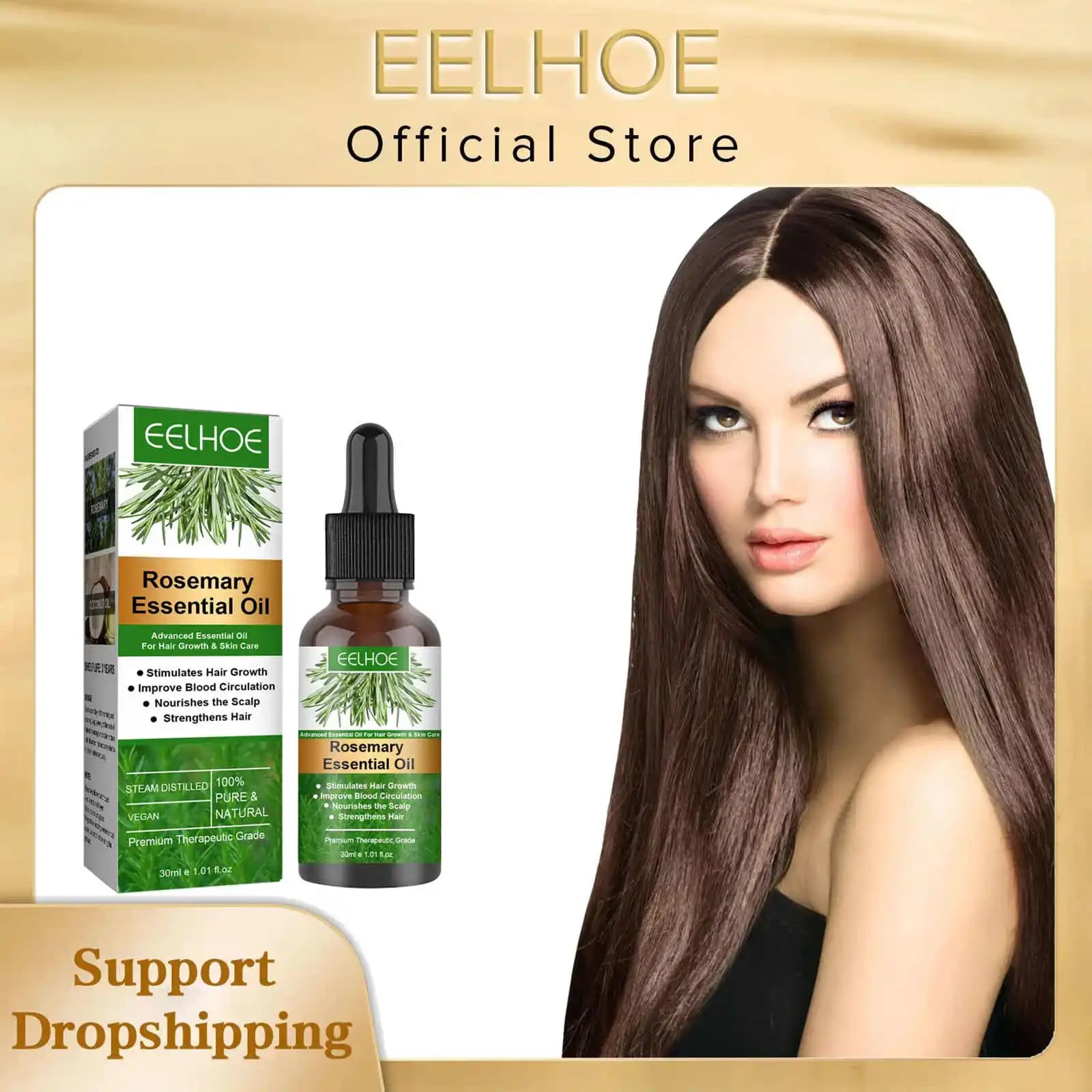 EELBathroom-Huile essentielle de romarin E, nourrit et répare, améliore les frisottis, prévient la perte de cheveux, élimine les démangeaisons, amincissant les cheveux abîmés, soin