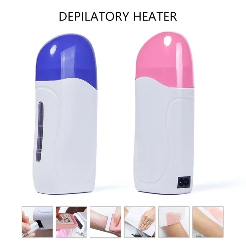 Appareil de chauffe-cire dépilatoire portable à usage personnel, pour épilation à la cire, épilateur à rouleau, soins de la peau