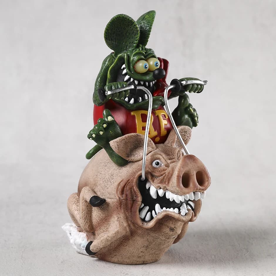 Crazy Mouse Rat Fink PVC Figure Collection modèle jouet poupée Brinquedos