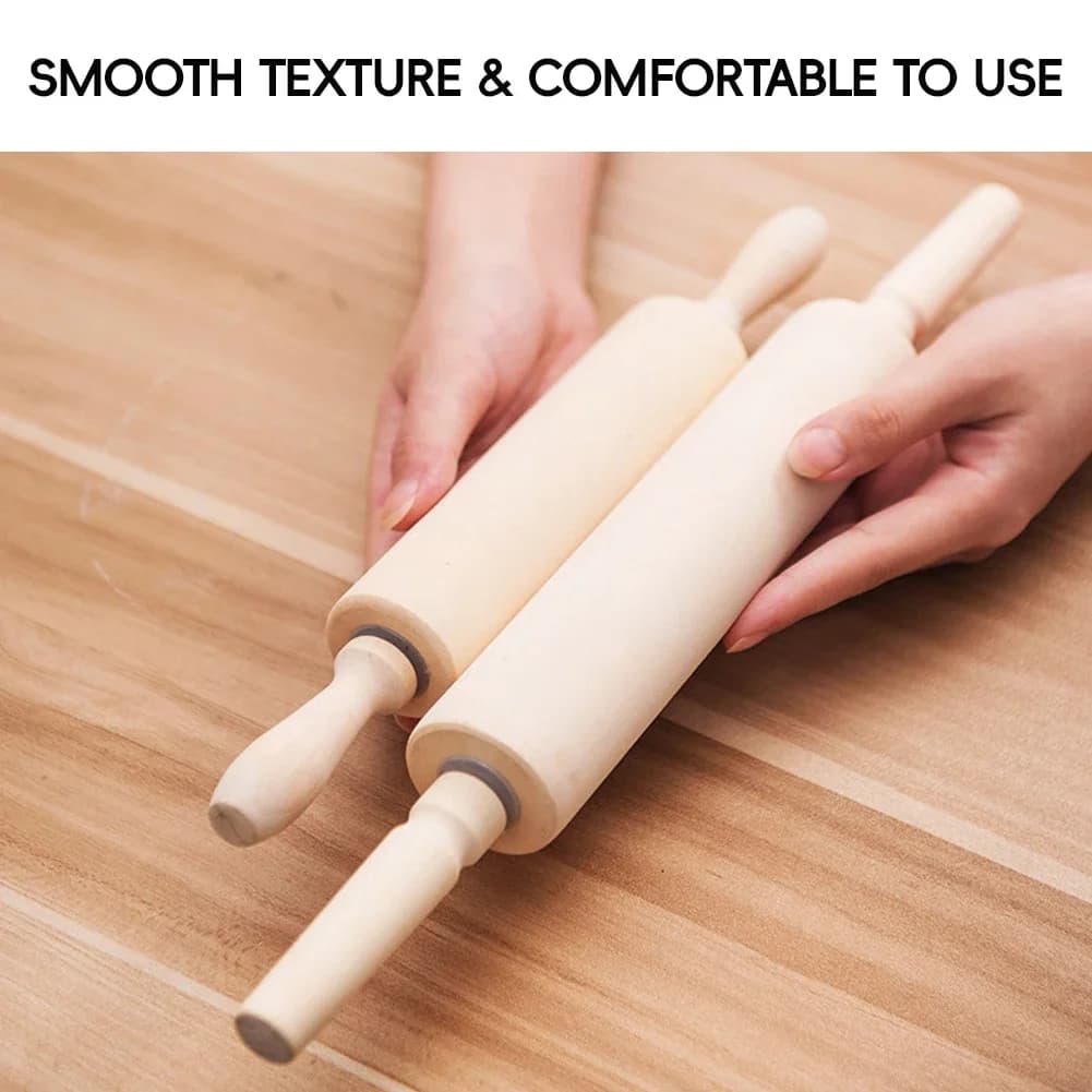 Rouleau à argile en bois pour la modelage de la pâte, outil de façonnage pour la poterie et la céramique
