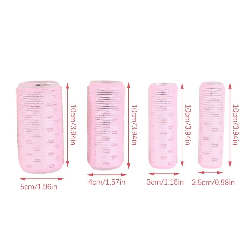 1pc grands bigoudis auto-adhésifs coiffure usage domestique bricolage magique style rouleau rouleau bigoudi cheveux femmes outils de beauté 3 Styles