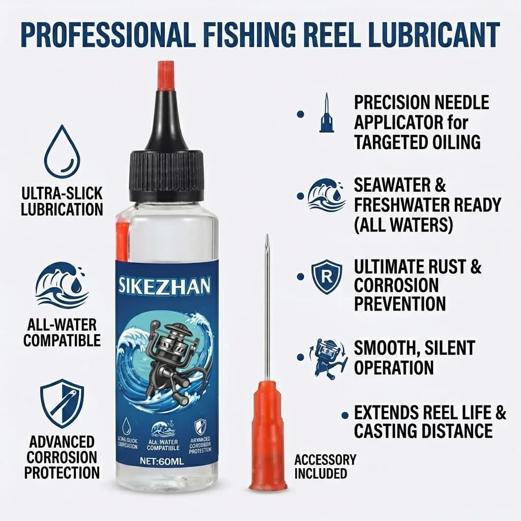 Huile lubrifiante ultime pour moulinets de pêche : Lubrifiant professionnel pour un lancer fluide