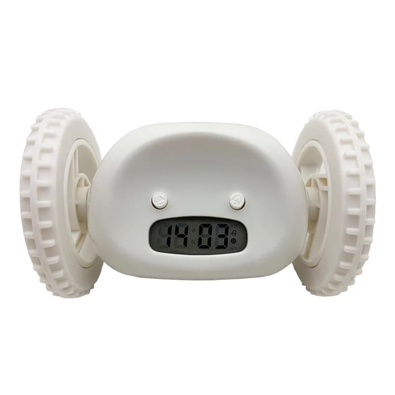 Réveil roulant pour les dormeurs profonds : l'outil indispensable pour un réveil amusant et un réveil efficace avec sonnerie puissante