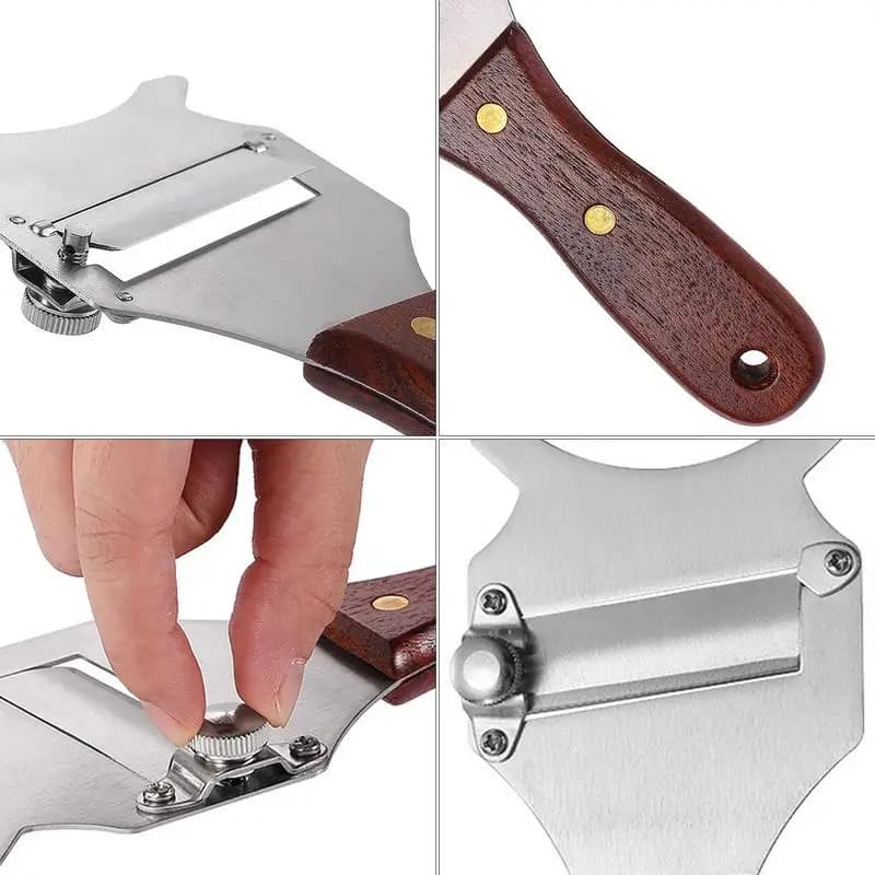 Coupe-fromage pratique, trancheur de rouleau de beurre de truffe, râpe à pices S en acier inoxydable Durable, fournitures de cuisson de cuisine, rasoir à truffe