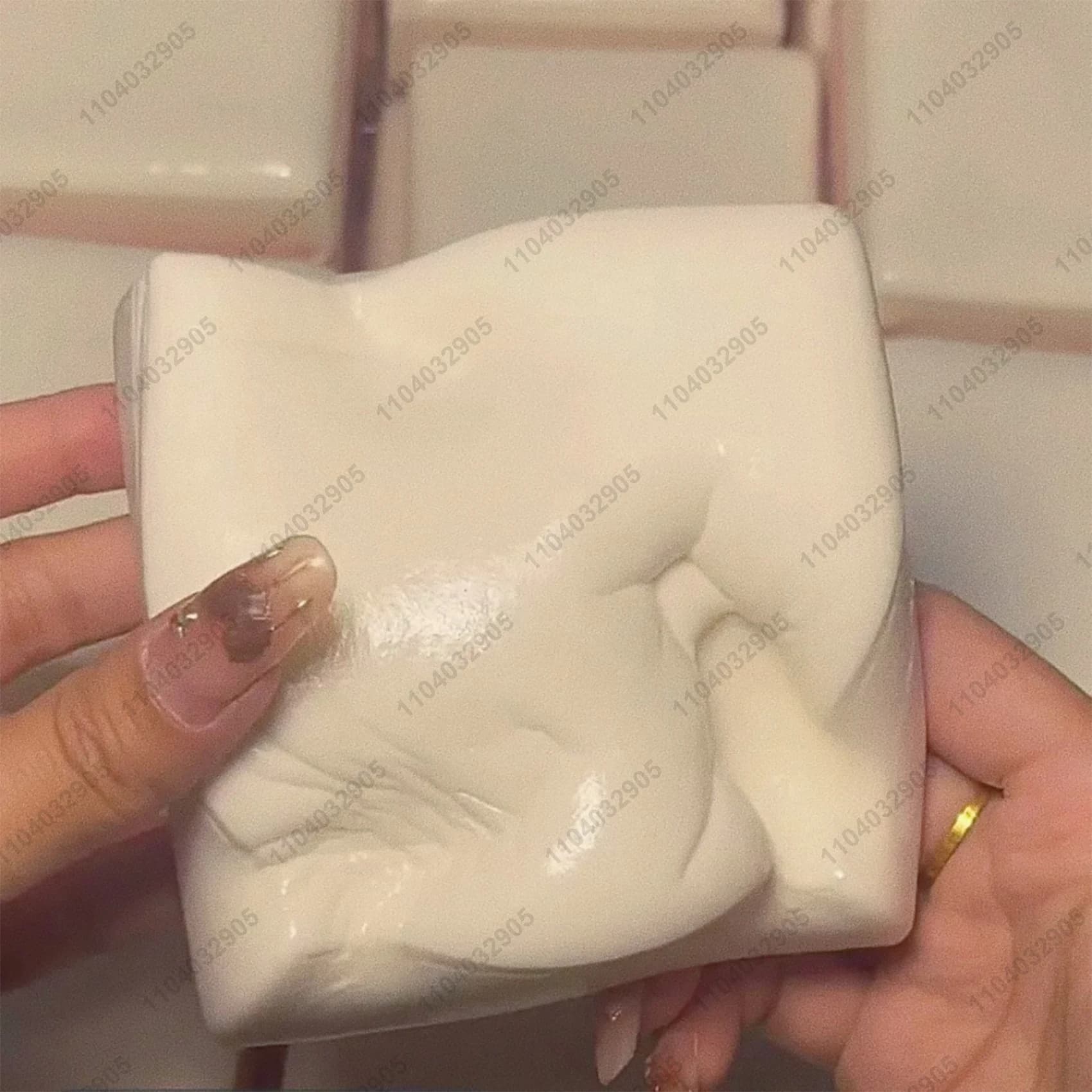 Gâteau de riz collant Double face Squishy rose gâteau de riz à montée lente Squishy gâteau à rebond lent pain libération du Stress main Relax cadeau