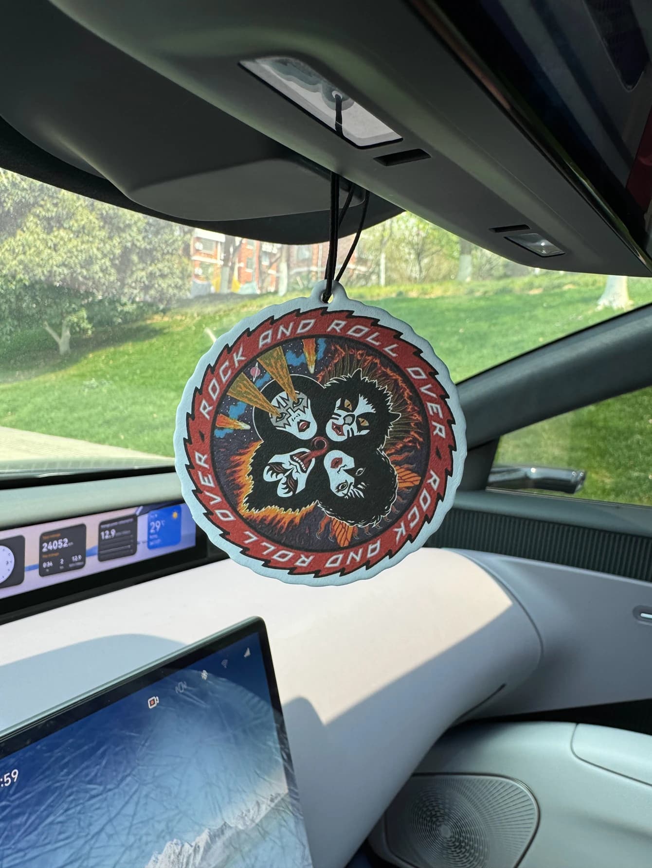Diffuseur de parfum pour voiture Vintage KISS Rock Band Rock And Roll