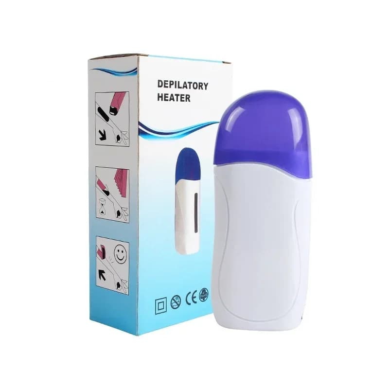Appareil de chauffe-cire dépilatoire portable à usage personnel, pour épilation à la cire, épilateur à rouleau, soins de la peau