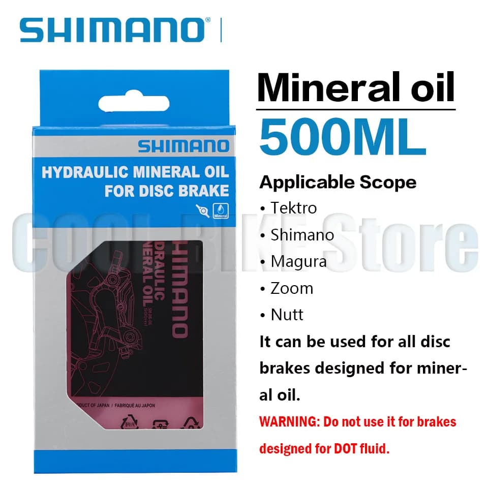 Shimano huile minérale de frein huile de basse viscosité huile de frein hydraulique 100ml huile de basse viscosité pour nouveau frein m8200 m8220 m9200 m9220