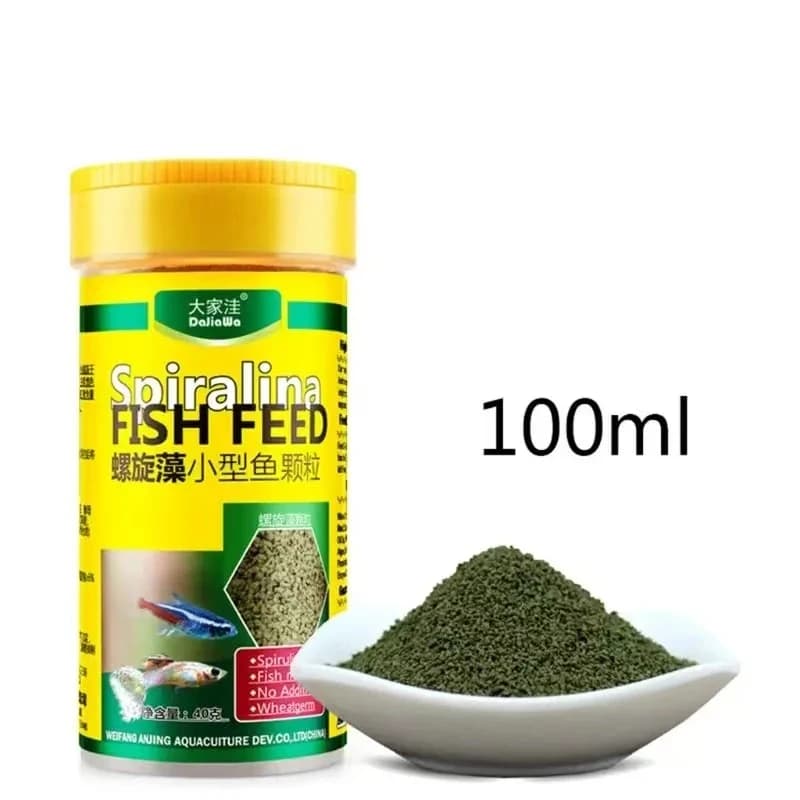Nourriture à base de spiruline pour poissons tropicaux, alimentation pour aquarium, nourriture enrichie en couleur D0AC