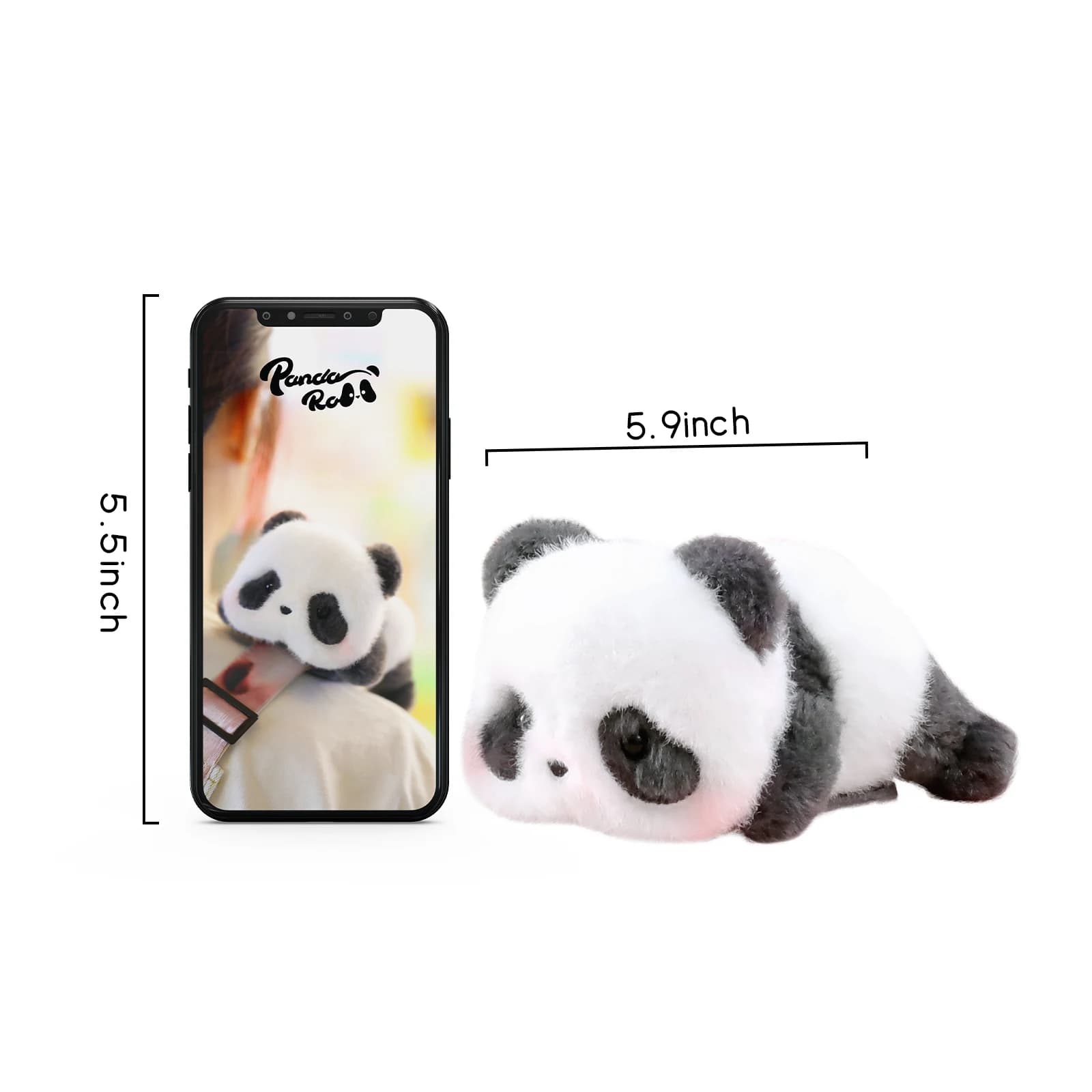 52 jouets en peluche Panda Roll épaule, cadeau Panda pour les Fans de Panda, figurines mignonnes, jouet de collection