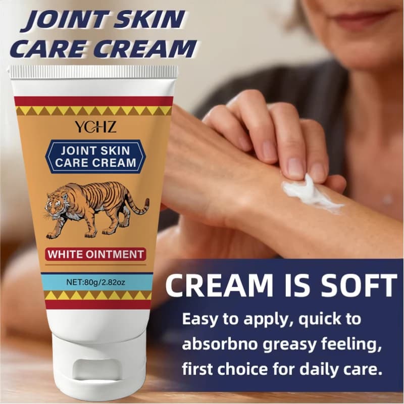 Stick de crème de massage corporel Tiger, contenant une mélange de vitamine E et d'huile d'olive, hydrate en profondeur, facile à appliquer, non gras - 80g
